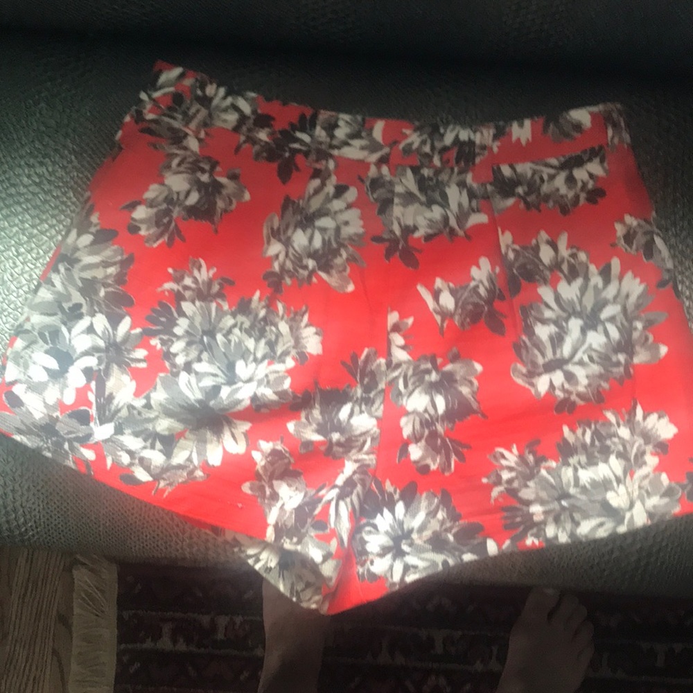 Jcrew tailored floral shorts